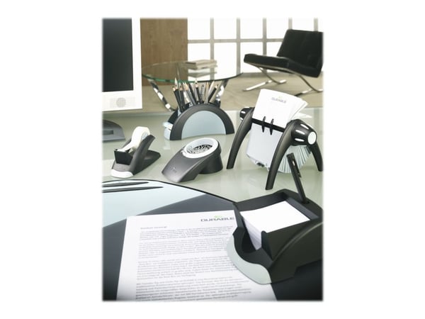Visitkortholder Durable VISIFIX® FLIP VEGAS rullekartotek sort
