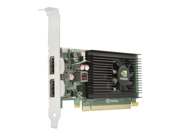 NVIDIA NVS 310 - Grafikkort - Quadro NVS 310 - 512 MB DDR3 - PCIe 2.0 x16 lav profil - 2 x DisplayPort - for HP 6300 Pro, 6305 Pro, Elite 8300, Pro...
