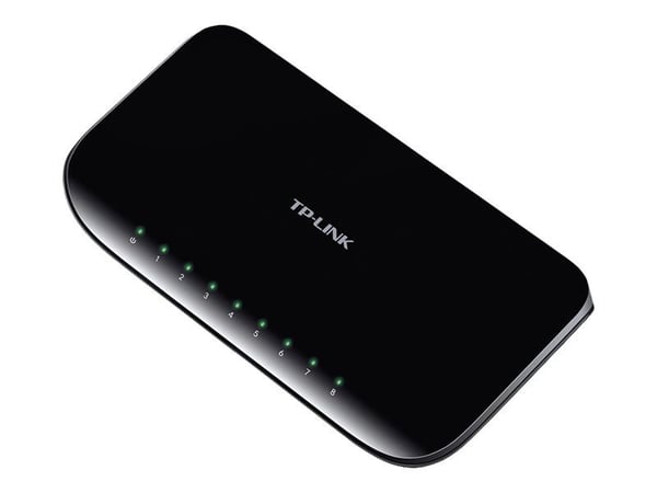 TP-Link TL-SG1008D, Hallitsematon, Gigabit Ethernet (10/100/1000), Täysin kaksipuolinen, Seinäkiinnitteinen