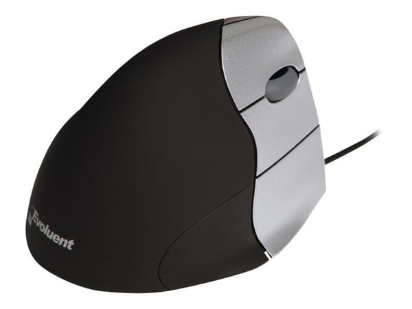 Evoluent VerticalMouse 3 Rev. 2 - Vertikal mus - høyrehendt - optisk - 5 knapper - kablet - USB