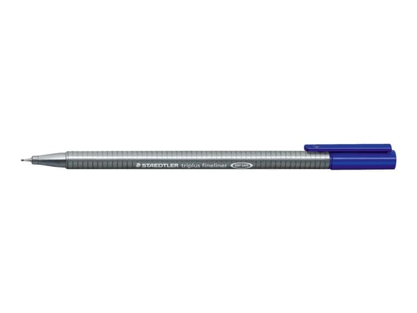 STAEDTLER triplus - Fineliner - blå - vannbasert blekk - 0.3 mm - superfin