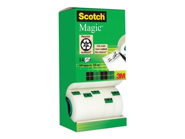 Scotch Magic - Kontortape - 19 mm x 33 m (en pakke 14)
