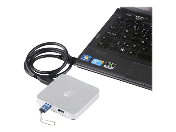i-Tec USB 3.0 Metal Charging HUB - Hub - 4 x SuperSpeed USB 3.0 - stasjonær