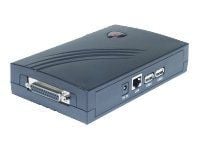 Longshine LCS-PS112 - Udskriftsserver - USB/paralleli - 10/100 Ethernet