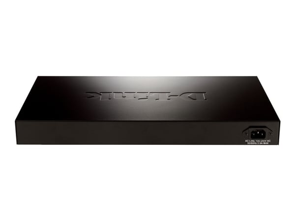 D-Link Web Smart DGS-1210-28P - Switch - Styrt - 24 x 10/100/1000 (PoE) + 4 x Gigabit SFP - stasjonær, rackmonterbar - PoE