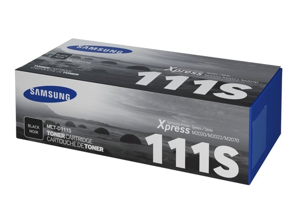 Samsung MLT-D111S - Svart - original - tonerkassett - för Xpress M2020, M2020W, M2022, M2022W, M2026, M2026W, M2070, M2070F, M2070FW, M2070W, M2078W