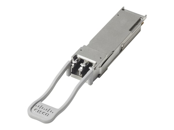 Cisco - QSFP+ transceivermodul - 40GbE - 40GBASE-BiDi - LC multimodus - opp til 150 m - 832-918 nm - for P/N: N6K-C6004-M12Q=, N7K-F312FQ-25=, N9K-... Cisco - QSFP+ transceivermodul - 40GbE - 40GBASE-BiDi - LC multimodus - opp til 150 m - 832-918 nm - for P/N: N6K-C6004-M12Q=, N7K-F312FQ-25=, N9K-...