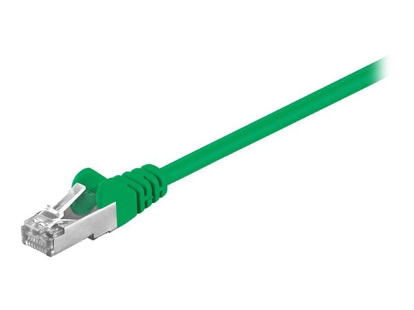goobay - Nettverkskabel - RJ-45 (hann) til RJ-45 (hann) - 1.5 m - foliebelagt uskjermet tvinnet kabelpar (F/UTP) - CAT 5e - formstøpt, uten hindrin...