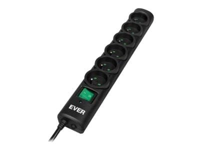 EVER OPTIMA - Overspenningsavleder - AC 250 V - utgangskontakter: 6 - 1.5 m kabel