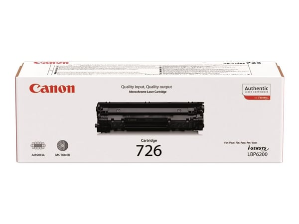 Canon CRG-726, 2100 sivua, musta, 1 kpl
