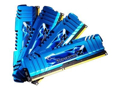 G.Skill Ripjaws Z Series F3-2400C11Q-32GZM - DDR3 - sats - 32 GB: 4 x 8 GB - DIMM 240-pin - 2400 MHz / PC3-19200 - CL11 - 1.65 V - ej buffrad - ick...