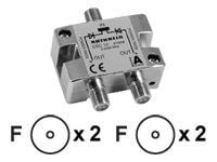 KATHREIN EBC 10 - Antennsplitter - F-kontakt hona till F-kontakt hona