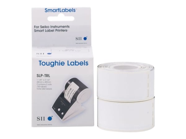 Seiko Instruments - Rulle (2,8 cm x 11,6 m) 1 rulle (rullar) etiketter - för Smart Label Printer 120, 220, EZ30, Pro
