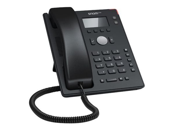 snom D120 - VoIP-telefon - treveis anropskapasitet - SIP - 2 linjer - svart