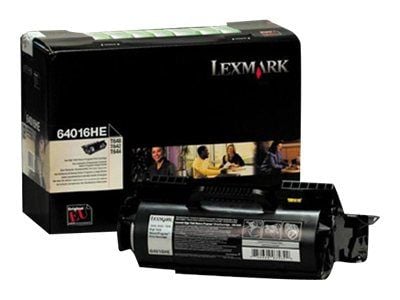 Lexmark 64016HE, 21000 sivua, musta, 1 kpl