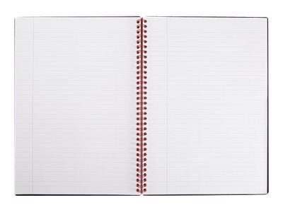 Notesbog black n red 400047653 pp linjeret a4