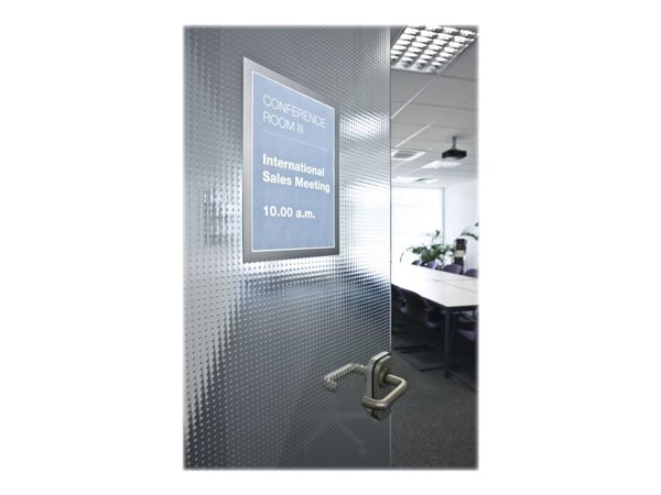 Sign Duraframe® självhäftande A4 silverram - (2 st.)