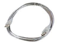 Microconnect USBAAF2T, 1,8 m, USB A, USB A, USB 2.0, Läpinäkyvä