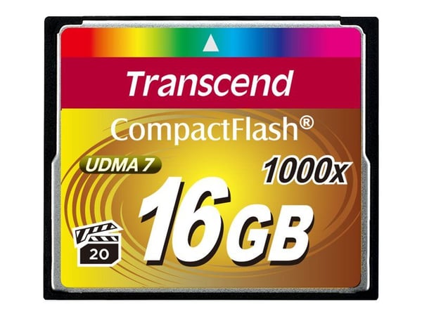 Transcend Ultimate - Flash-minneskort - 16 GB - 1000x - CompactFlash