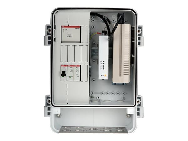 AXIS T98A18-VE mediekonverter 1GbE, 2 porter for AXIS Q6318-LE 50 Hz