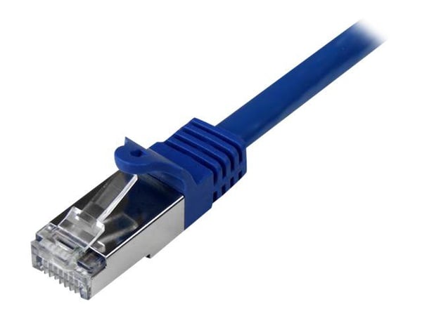 Startech 2m CAT6 Ethernet Cable, 10 Gigabit Shielded Snagless RJ45 100W PoE Patch Cord, CAT 6 10GbE SFTP Network Cable w/Strain Relief, Blue, Wirin...