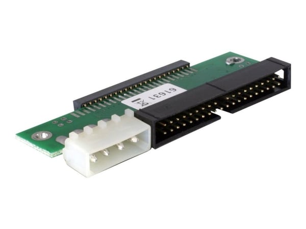 Delock - IDE / EIDE-adapter - 40 pin IDC, 4-pin intern strøm (hann) til 44 pin IDC (hunn)