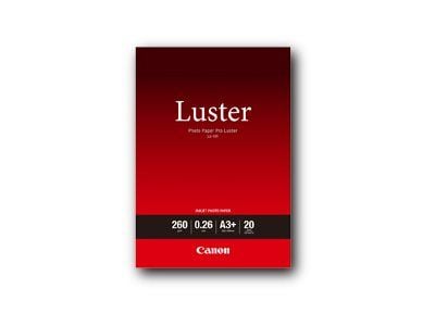 Canon Photo Paper Pro Luster LU-101 - Glans - 260 mikroner - A3 plus (329 x 423 mm) - 260 g/m² - 20 ark fotopapir - for PIXMA PRO-1, PRO-10, PRO-100