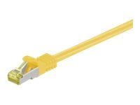 MicroConnect - Nettverkskabel - RJ-45 (hann) til RJ-45 (hann) - 5 m - SFTP, PiMF - CAT 7 - gul