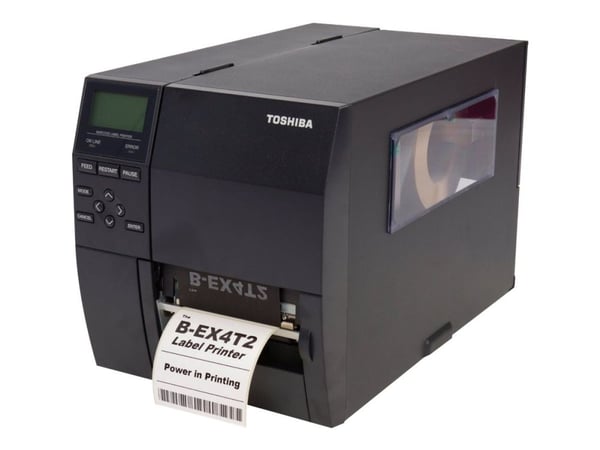 Toshiba TEC B-EX4T2-GS12-QM-R - Tarratulostin - suoralämpö/lämpösiirto - Rulla (20 cm) - 203 dpi - jopa 304 mm/s - USB 2.0, LAN