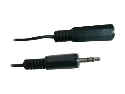 Schwaiger - Hodetelefonsforlengelseskabel - mini-phone stereo 3.5 mm hunn til mini-phone stereo 3.5 mm plugg - 5 m - svart - flat
