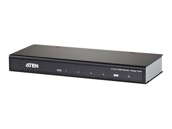 ATEN VS184A-AT-G, HDMI, 4x HDMI, 4096 x 2160 pikseliä, Musta, 4K Ultra HD, 15 m ATEN VS184A-AT-G, HDMI, 4x HDMI, 4096 x 2160 pikseliä, Musta, 4K Ultra HD, 15 m
