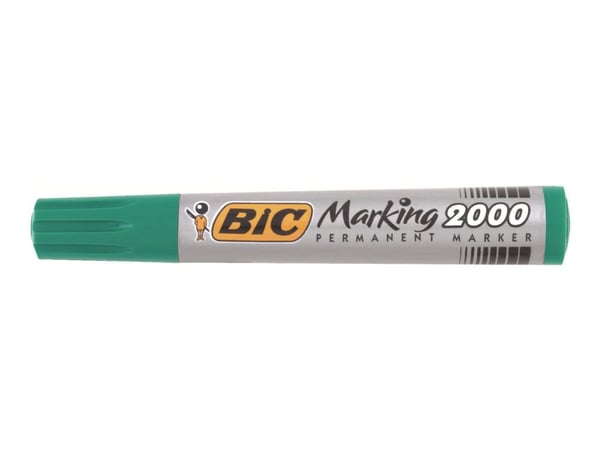 BIC Marking 2000 ECOlutions Permanent Tuscher Medium Rund Spids - Grøn - (12 stk.)