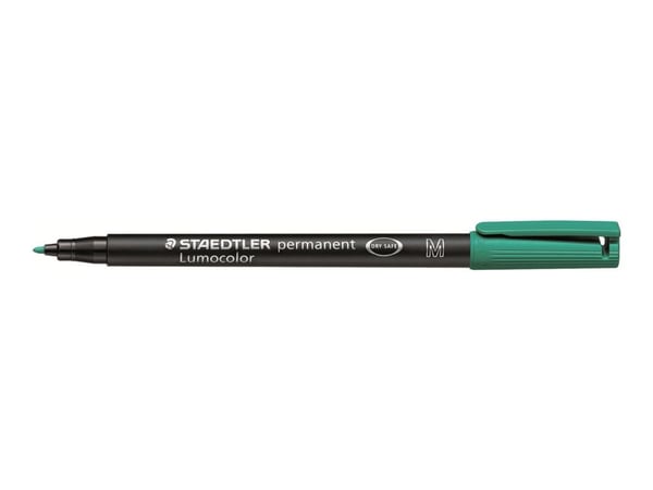 STAEDTLER Lumocolor 317 - Markering - permanent - grön - 1 mm - medel