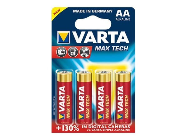 Varta Max Tech 04706 - Batteri 4 x AA-typ