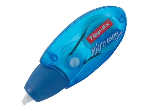 Tipp-Ex Microtape Twist - Retterulle - 5 mm x 8 m - gjennomsiktig blå