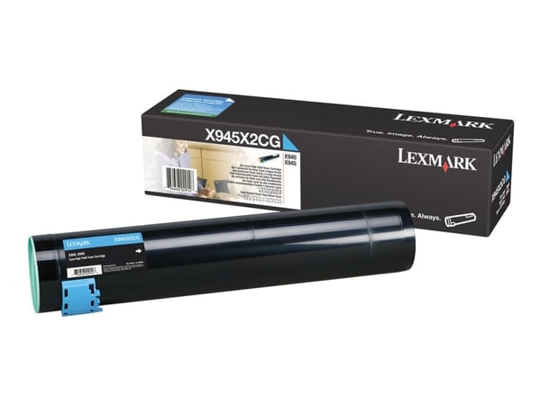 Lexmark - Høy ytelse - cyan - original - tonerpatron LCCP - for Lexmark X940e, X940e Page Plus Solution, X945e, X945e Page Plus Solution