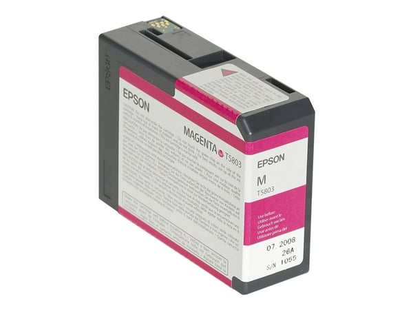 Epson T5803 - 80 ml - magenta - original - blekkpatron - for Stylus Pro 3800, Pro 3880