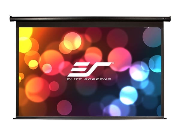Elite Spectrum Series Elecric84H - Projektorduk - takmontering, väggmontering - motoriserad - 84" (213 cm) - 16:9 - Matte White - svart
