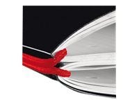 Herlitz my.book flex - Notisbok - A4 (210 x 297 mm) - 80 ark / 160 sider - hvitt papir - Lineatur 28, Linjering 27 - svart perm - polypropylen (PP)
