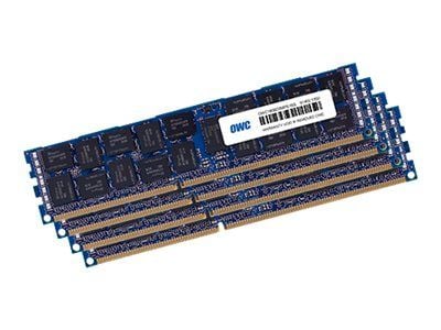 Other World Computing - DDR3 - sats - 64 GB: 4 x 16 GB - DIMM 240-pin - 1866 MHz / PC3-14900 - CL13 - 1.5 V - registrerad - ECC