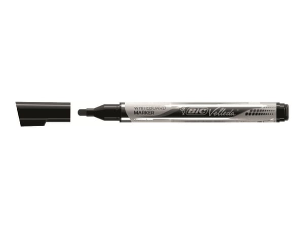 Whiteboardpenna, BIC Velleda pocket, medium, svart