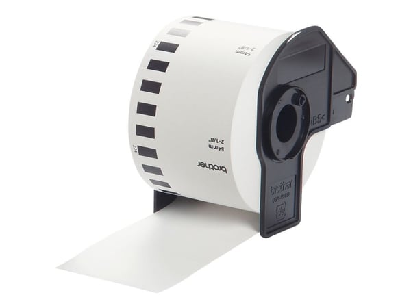 Brother DKN55224 - Papir - svart på hvitt - Rull (5,4 cm x 30,5 m) 1 rull(er) tape - for Brother QL-1050N, QL-500A, QL-550, QL-560, QL-560VP, QL-57...