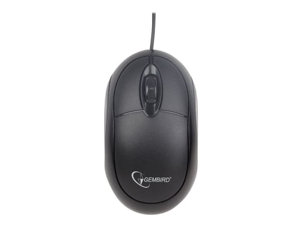 Gembird MUS-U-01, Molempikätinen, Optinen, USB A-tyyppi, 1000 DPI, Musta
