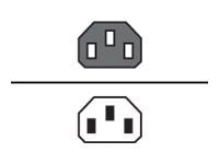MicroConnect - Strømkabel - IEC 60320 C14 til IEC 60320 C13 - 230 V - 10 A - 3 m - rød