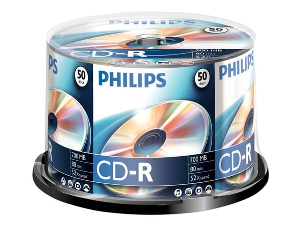 Philips CR7D5NB50 - 50 x CD-R - 700 MB (80 min) 52x - spindel