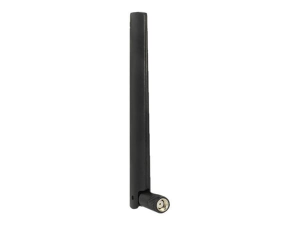 DeLOCK 88969, 4,3 dBi, IEEE 802.11b, IEEE 802.11g, IEEE 802.11n, 50 O, Ympyräsäteilyantenni, RP-SMA, Pystypolarisaatio