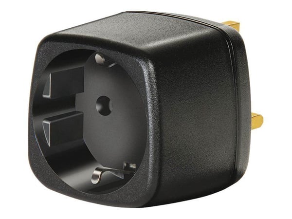 Brennenstuhl 1508533010, Tyyppi G (UK), 250 V, 13 A, Musta, Uros/naaras, Kupla
