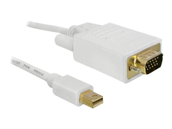 Delock - DisplayPort-kabel - Mini DisplayPort (hann) til HD-15 (VGA) (hann) - 1 m