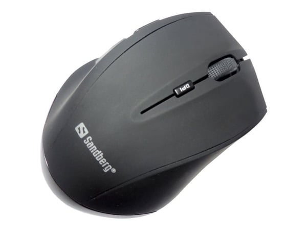 Sandberg Pro - Mus - 5 knapper - trådløs - 2.4 GHz - USB trådløs mottaker