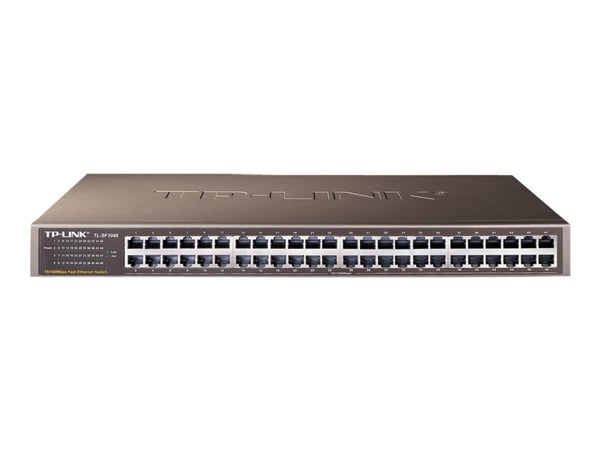 TP-Link TL-SF1048 - Switch - 48 x 10/100 - monterbar på stativ